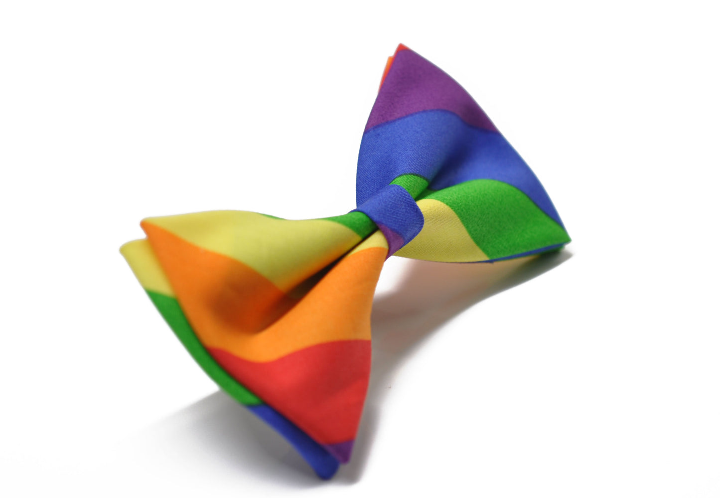 Rainbow Handmade Pre tied Bow tie  Bow tie + Matched Pocket Square Formal Hanky Handkerchief Men Women Unisex