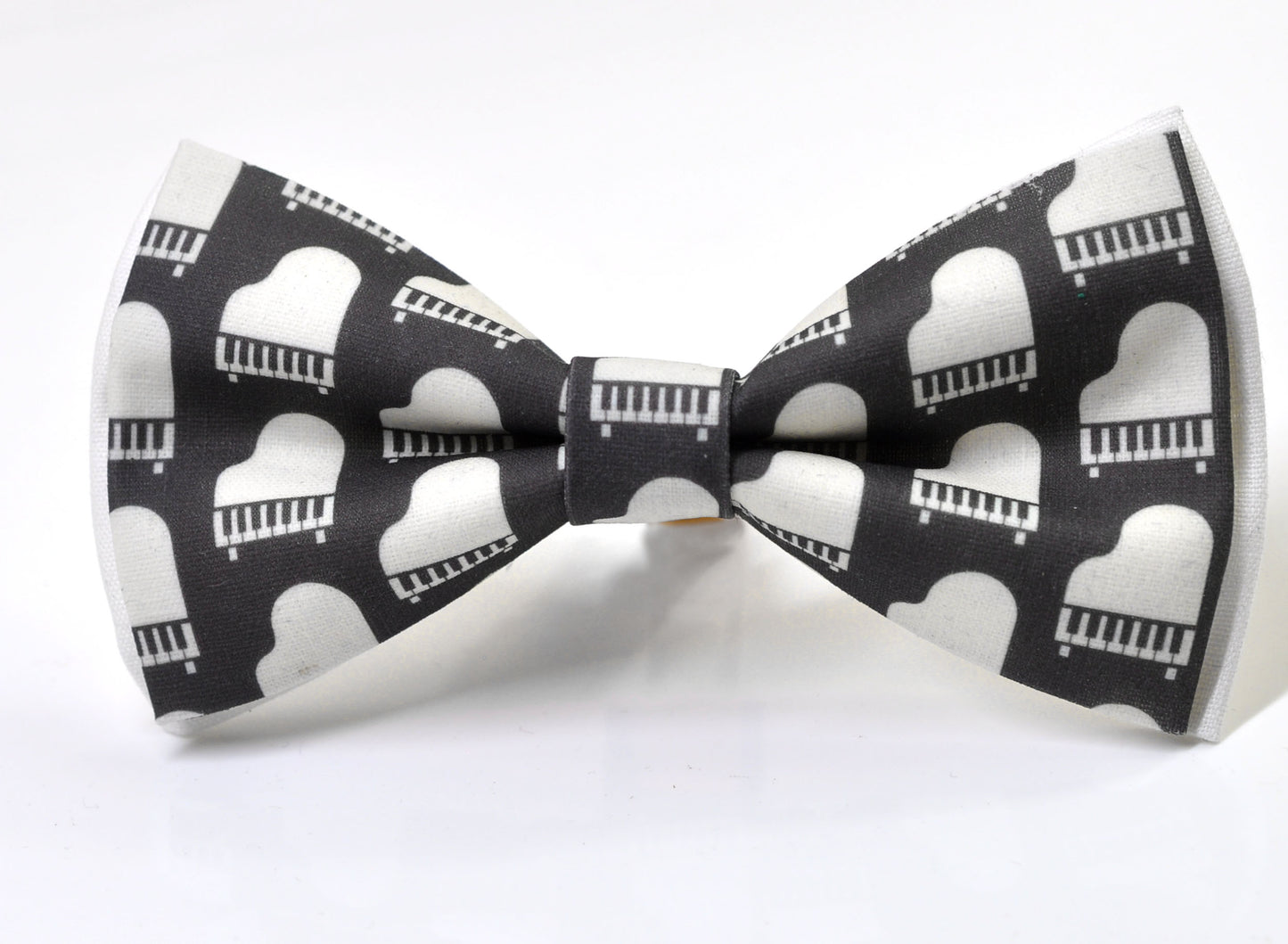 Black White Cotton Music Piano Keyboard Pattern Cotton Bow tie Bowtie for Men Adult / Youth Teenage / Boy Kids / Toddler Baby Infant