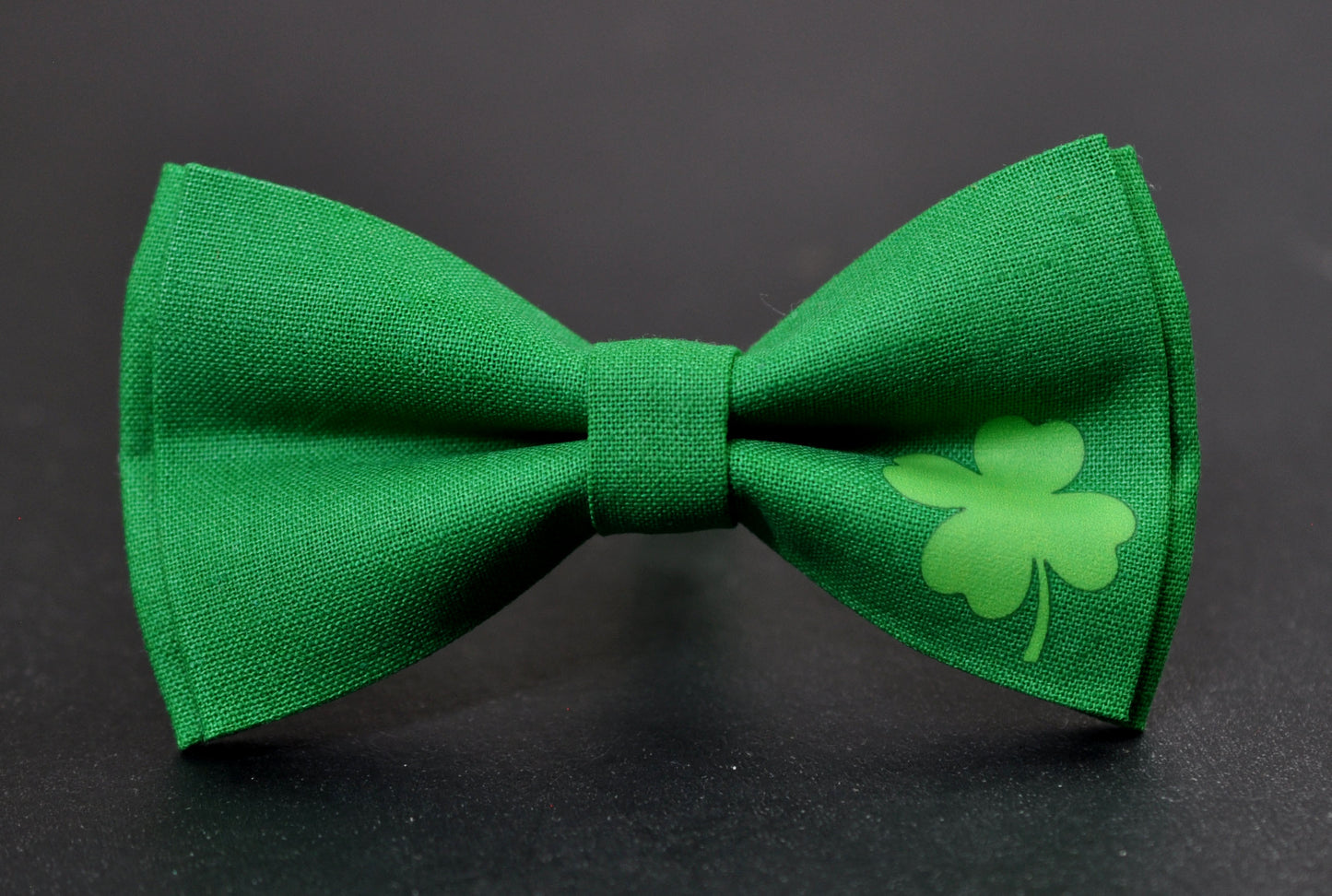 Happy St Patrick’s Day Green Clover Cotton Bow tie Bowtie for Men Adult / Youth Teenage / Boy Kids / Toddler Baby Infant