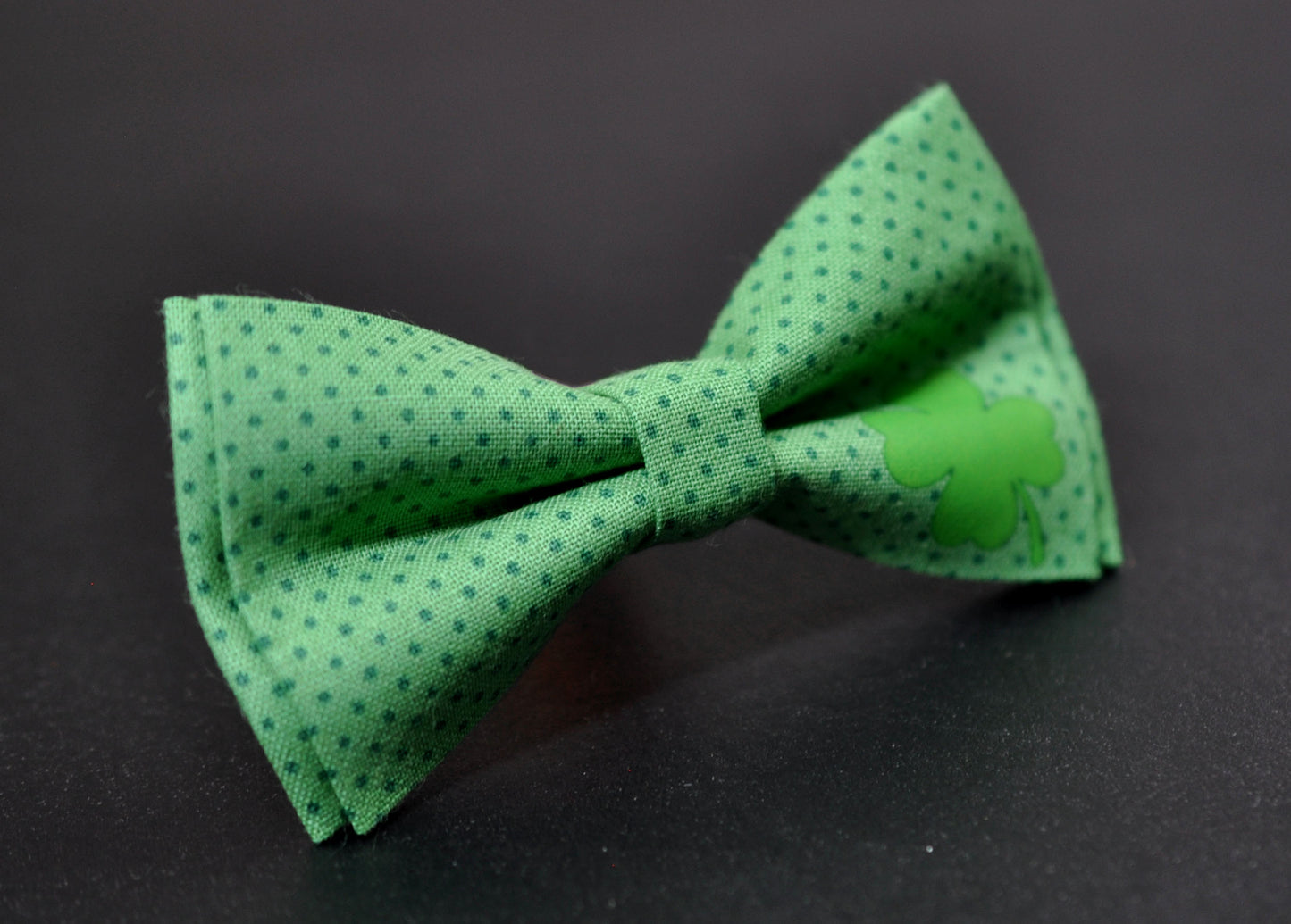Happy St Patrick’s Day Green Clover Cotton Bow tie Bowtie for Men Adult / Youth Teenage / Boy Kids / Toddler Baby Infant