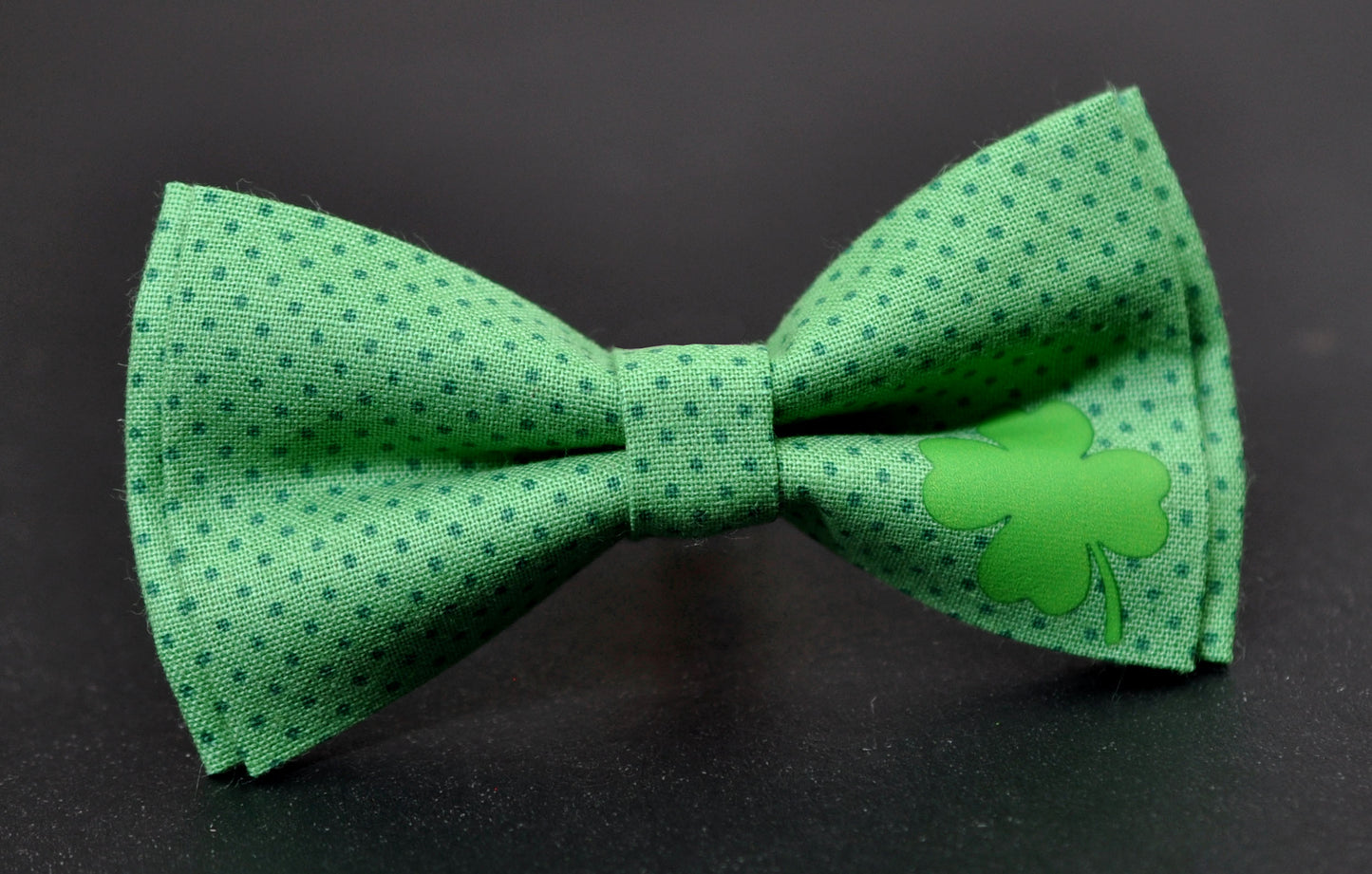 Happy St Patrick’s Day Green Clover Cotton Bow tie Bowtie for Men Adult / Youth Teenage / Boy Kids / Toddler Baby Infant