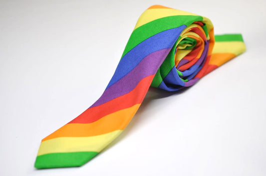 Men Women Unisex Rainbow Handmade Skinny 100% Cotton Necktie Neck Tie for Wedding Party Prom