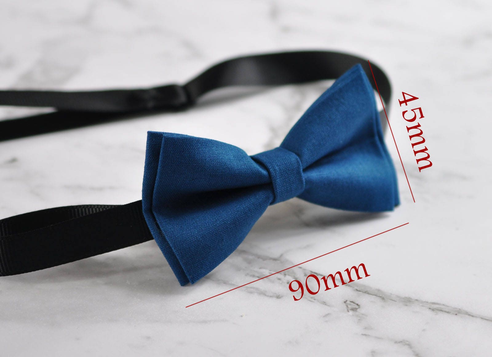 Boy Kids Baby 100% Cotton Craft Petrol Blue Green Bow Tie Bowtie Wedding Party 1-6 Years Old