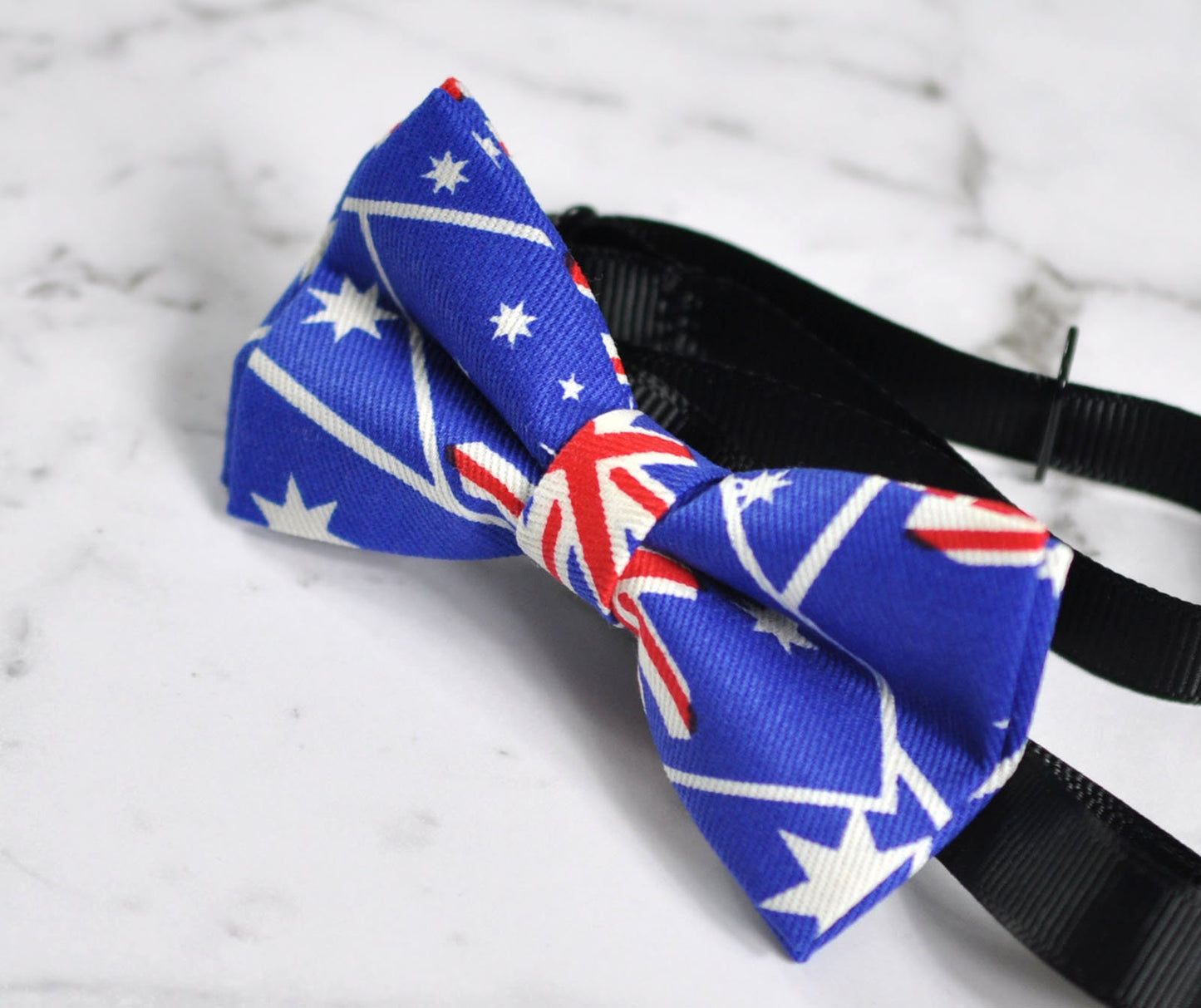 Baby Boy Toddler KIds infant 100% Cotton Hand made Australian Flag Bow Tie Bowtie Aussie Australia Day Fits 1-6 Years old