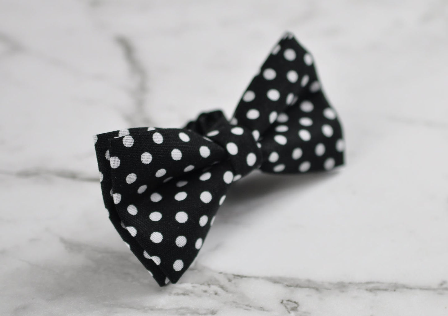 Boy infant Kids Page Boy Baby 100% Cotton BLACK- WHITE DOTS Bow Tie Bowtie Wedding 1-6 Years Old
