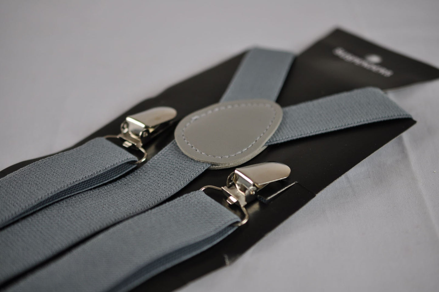 Men Women Grey Adult 25mm Wide Braces Suspenders + 100% COTTON Baby PINK Bow Tie BOWTIE Wedding Party