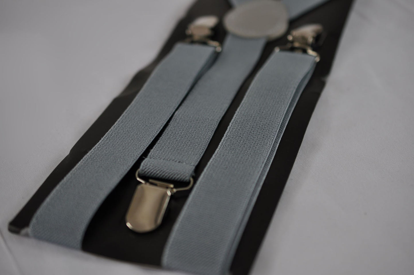 Men Women Grey Adult 25mm Wide Braces Suspenders + 100% COTTON Baby PINK Bow Tie BOWTIE Wedding Party