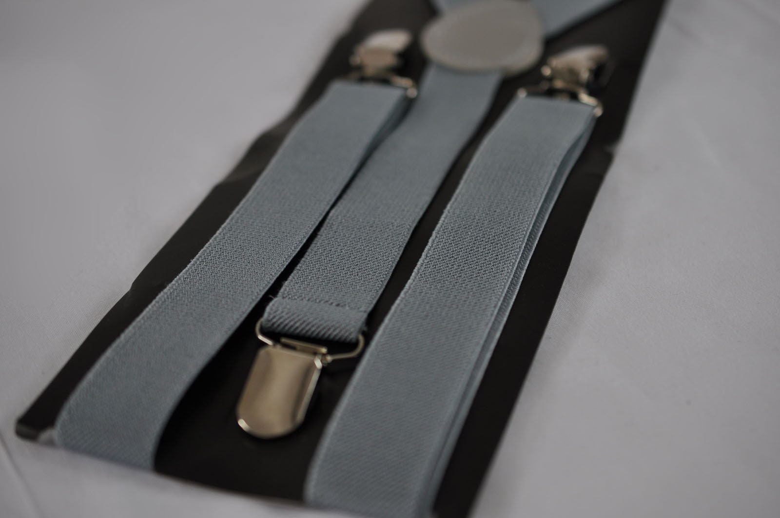Men Women Grey Adult 25mm Wide Braces Suspenders + 100% COTTON Baby PINK Bow Tie BOWTIE Wedding Party