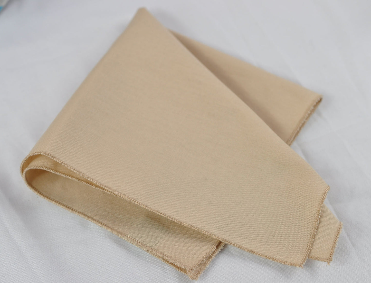 Men 100% Cotton Quality Light Begie Sand Pale Brown Handmade Bow Tie Bowtie matched pocket Square Hanky Handkerchief Wedding