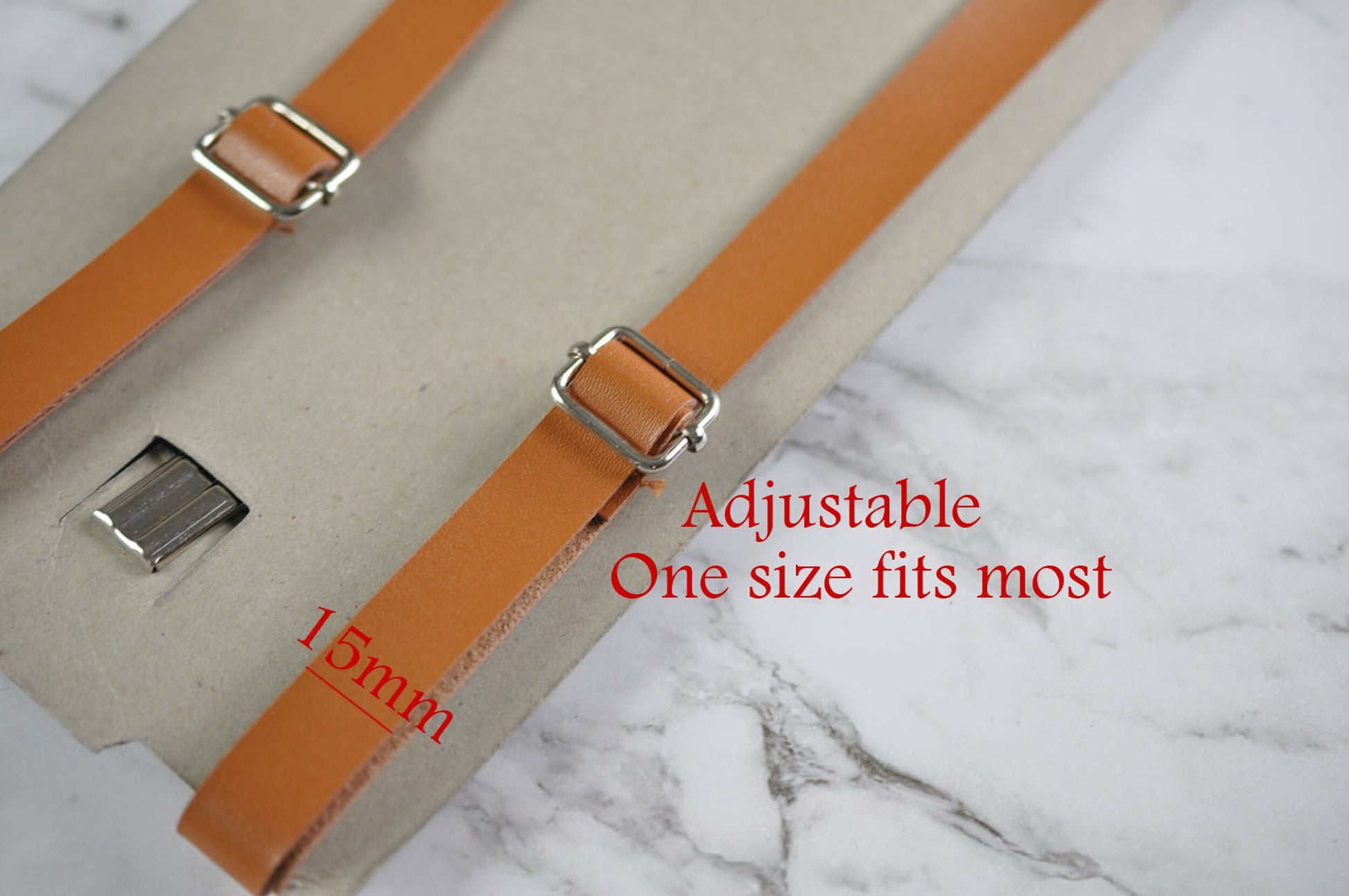 Mustard Honey butterscotch Yellow Cotton Bow tie + Tan Faux Leather Skinny Suspenders Braces Men / Youth Teenage / Boy Kids / Baby Infant
