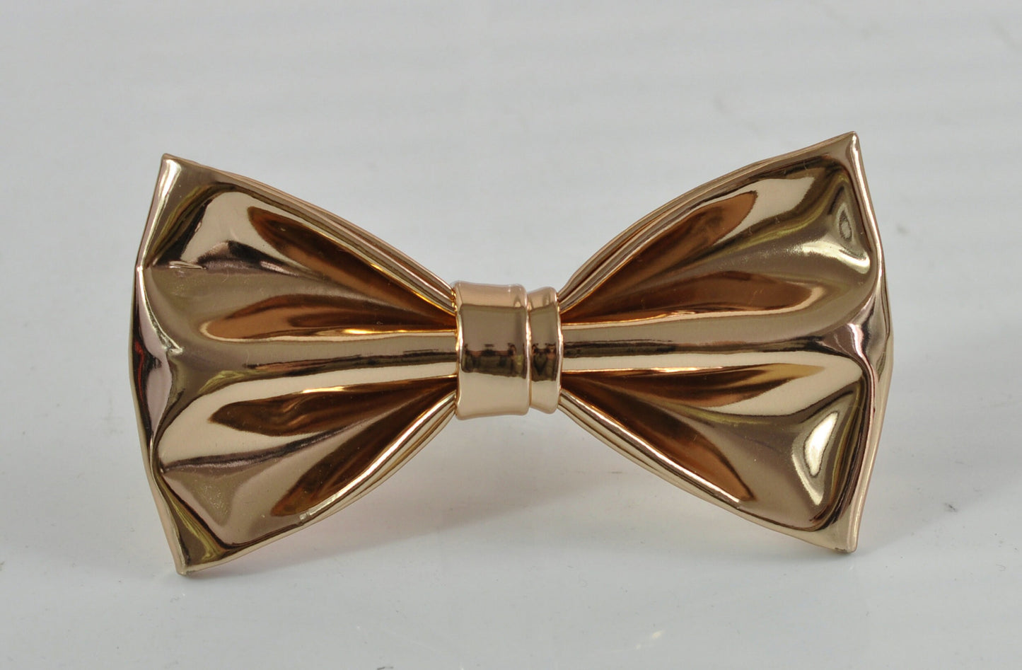 Gold Golden Shining Faux Leather PVC Bow Tie Bowties Wedding Party for Men / Youth Teenage / Boy Kids / Baby Infant
