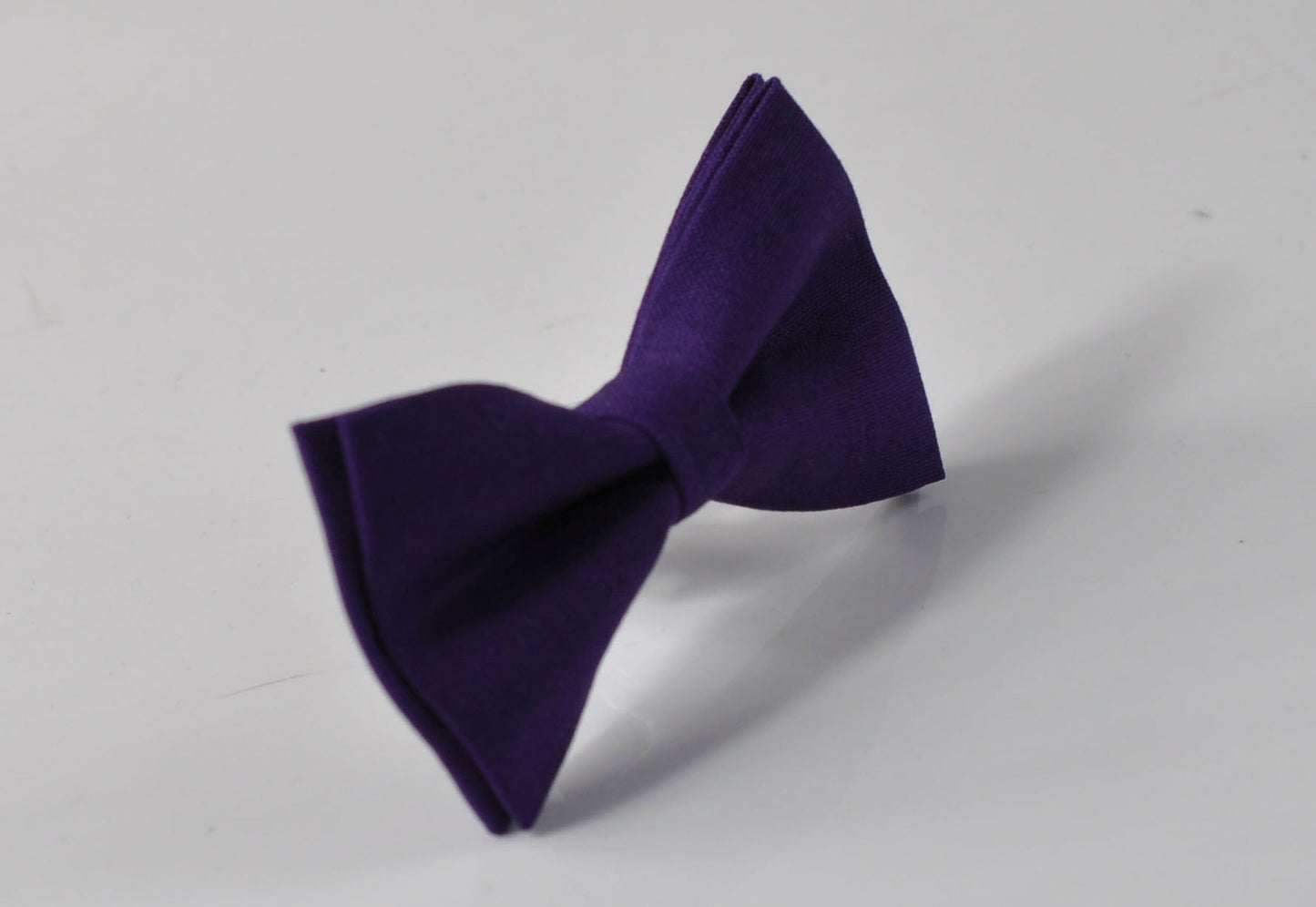 Eggplant Purple Violet Dark Purple Cotton Bow tie + Khaki Beige Elastic Suspenders Braces for Men / Youth Teenage / Boy Kids / Toddler Baby