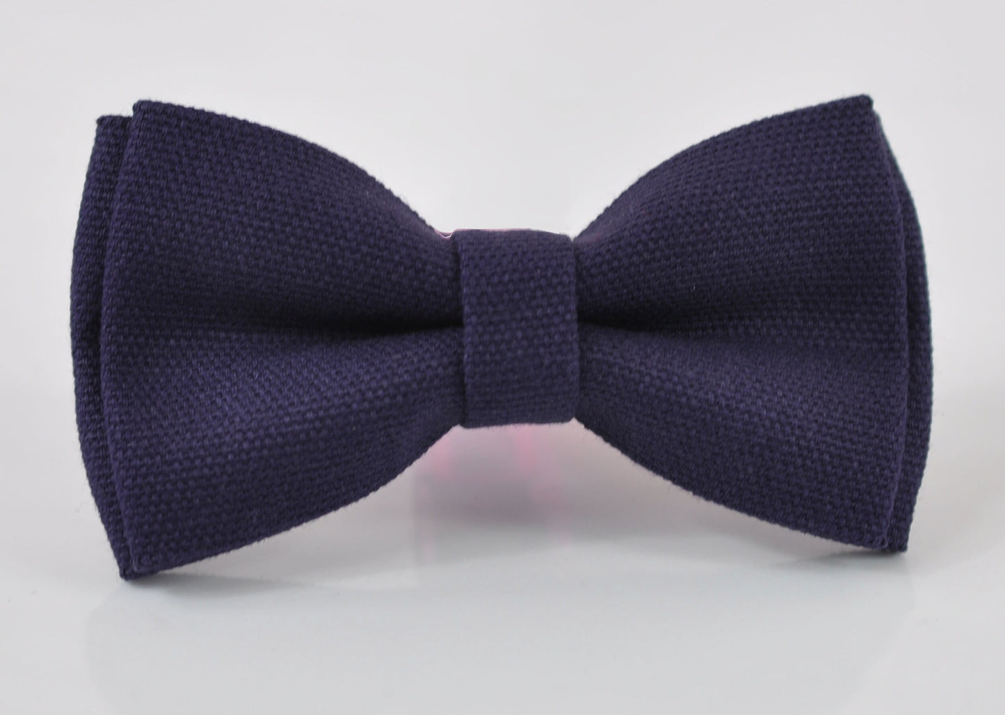 Dark Purple Plum Grape Purple Cotton Bow tie + Brown Elastic Suspenders Braces for Men Adult / Youth Teenage / Boy Kids / Toddler Baby