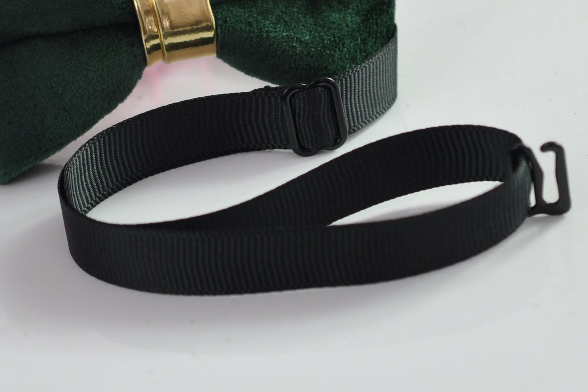 Dark Emerald Green Velvet Gold Faux Leather Pretied Bow tie Bowtie for Men Adult / Youth Teenage / Boy Kids / Toddler Baby Infant