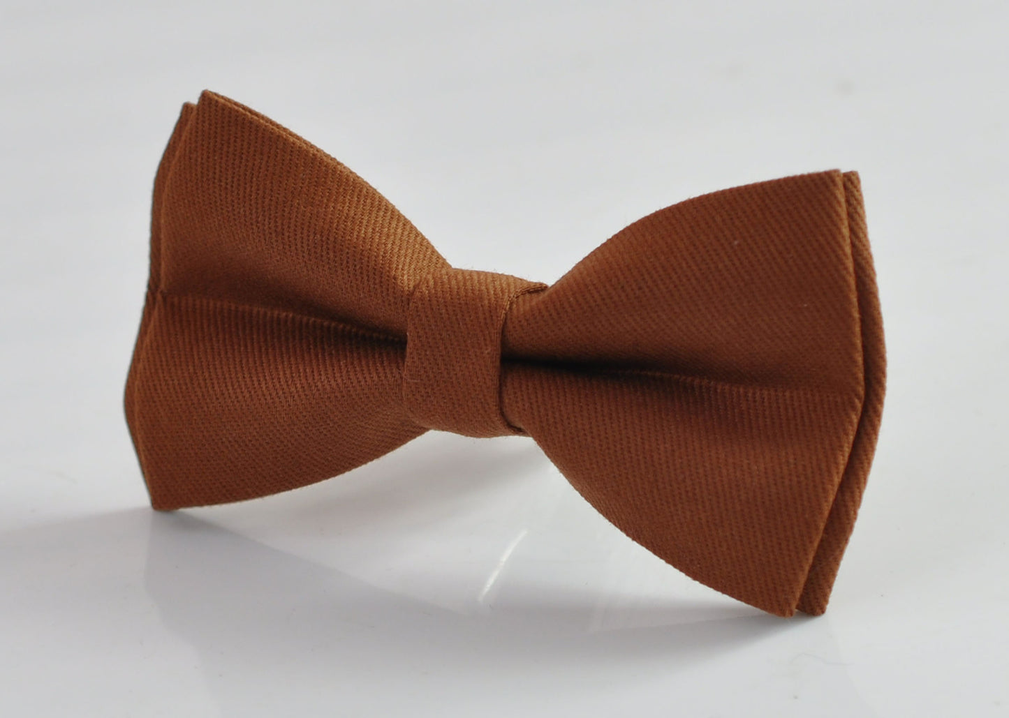 Tan Brown Cotton Bow tie Bowtie + matched Faux Leather Suspenders Braces + Pocket Squares for Men / Youth / Boys Kids / Baby Infant Toddler