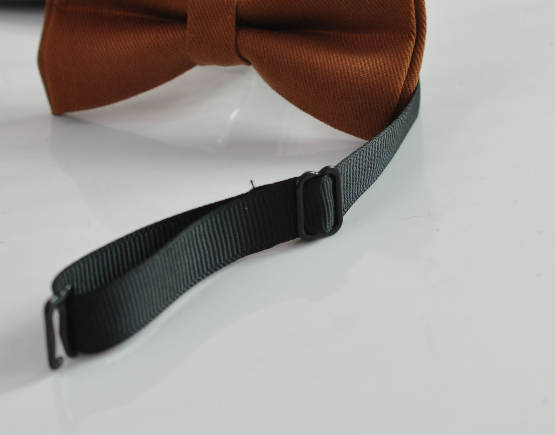 Tan Brown Cotton Bow tie Bowtie + matched Faux Leather Suspenders Braces + Pocket Squares for Men / Youth / Boys Kids / Baby Infant Toddler