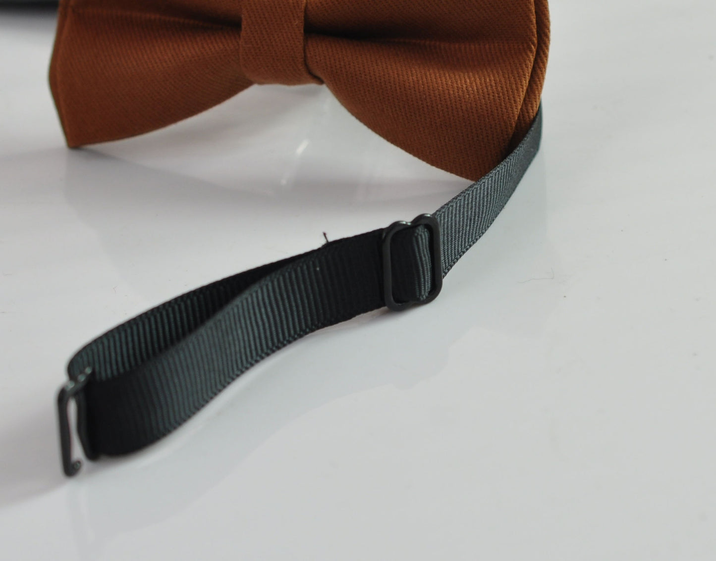 Tan Brown Cotton Bow tie + Elastic Suspenders Braces + Pocket Square Hanky Handkerchief for Men / Youth / Boys Kids / Baby Infant