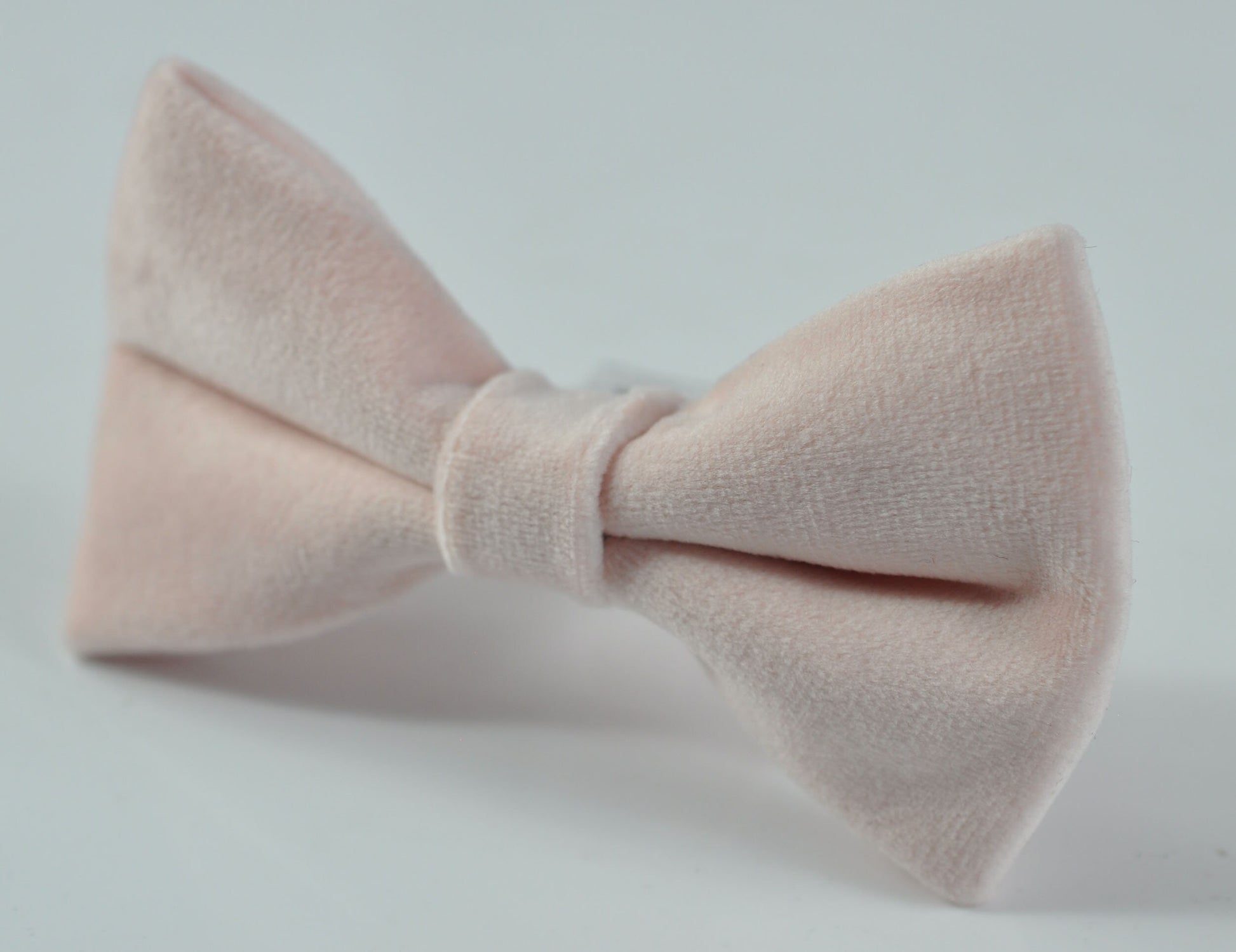 Baby Pink Light Pink Velvet Pre tied Bow tie Bowtie for Men Adult / Youth Teenage / Boy Kids / Baby Infant Toddler