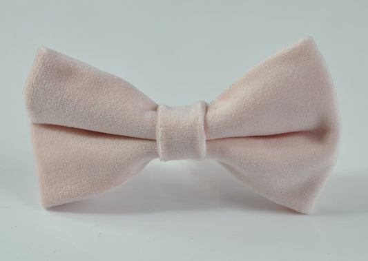 Baby Pink Light Pink Velvet Pre tied Bow tie Bowtie for Men Adult / Youth Teenage / Boy Kids / Baby Infant Toddler