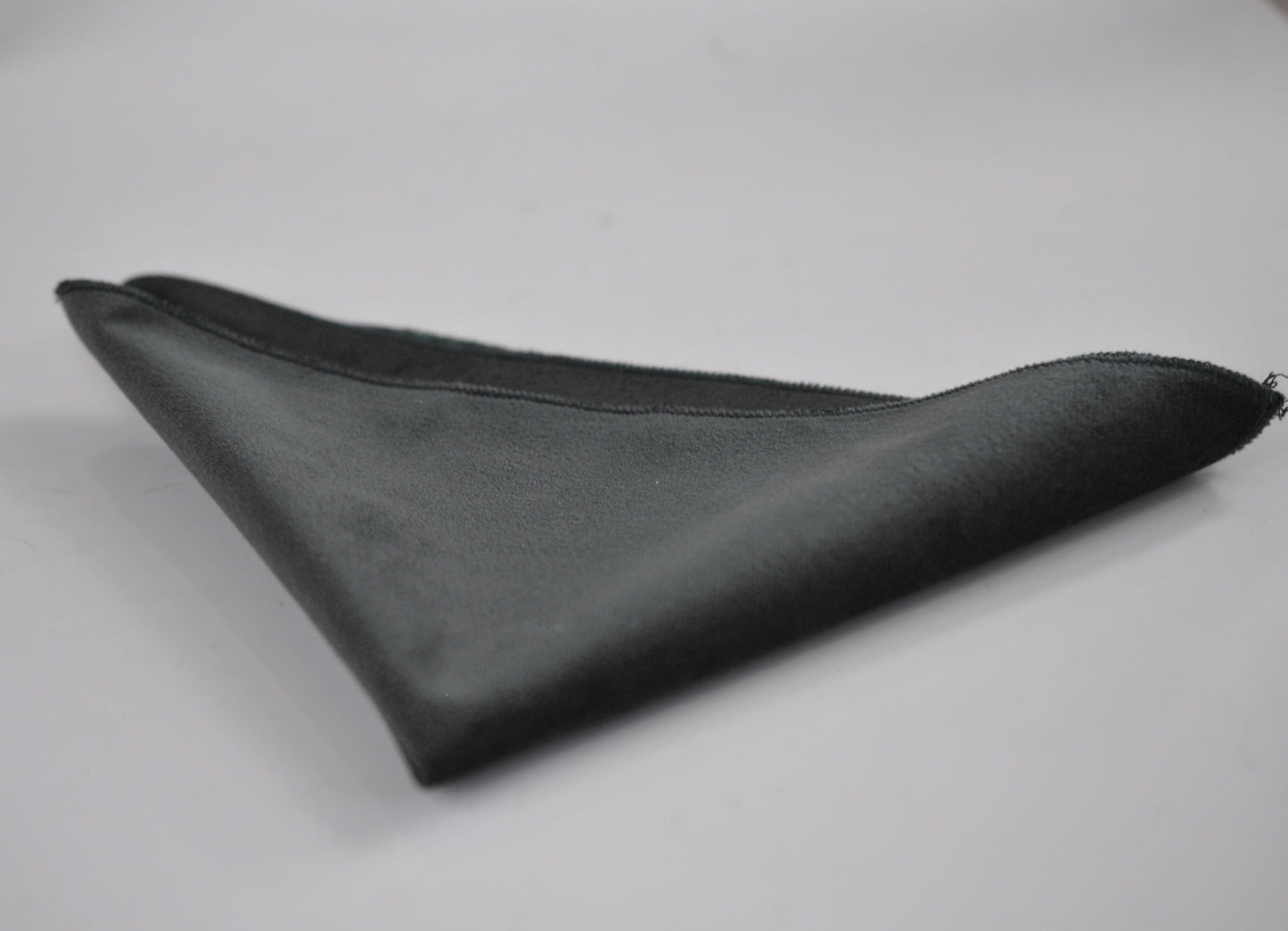Black Velvet Silver Faux Leather Bow tie Bowtie + pocket Square Hanky Handkerchief Wedding Men / Youth / Boys Kids / Baby Infant Toddler