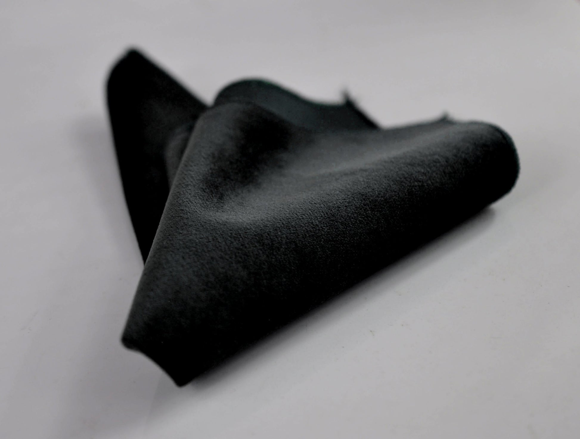 Black Velvet Silver Leather Bow tie + Suspenders Braces + Pocket Square Handkerchief for Men / Youth / Boys Kids / Baby Infant