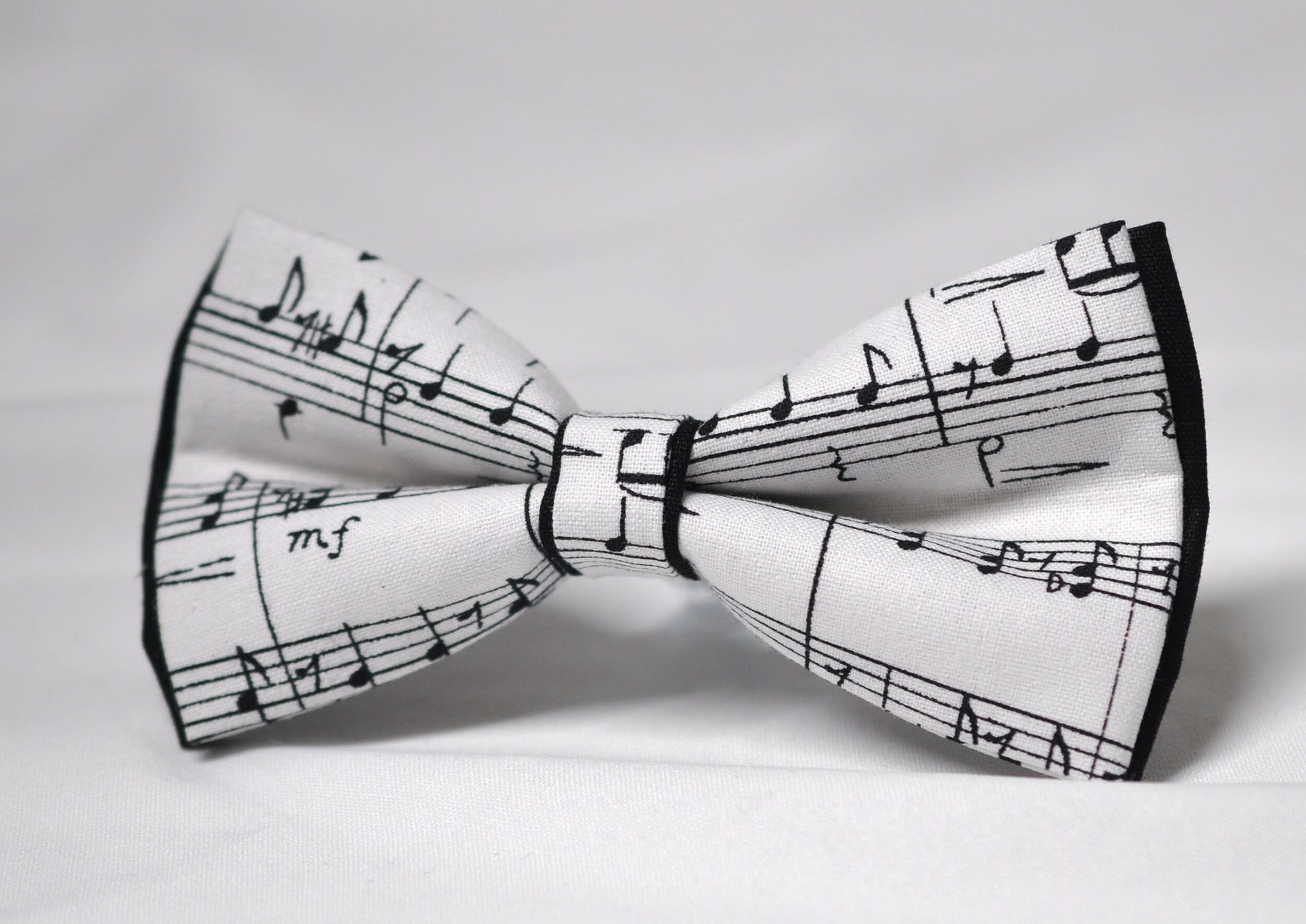 Black White Cotton Sheet Music Notes Bow Tie + Piano Keyboard Suspenders Braces for Men / Youth Teenage / Boy Kids / Baby Infant Toddler