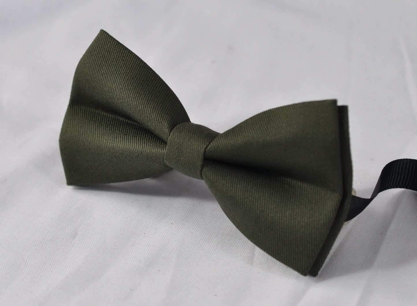 Olive Green Army Green Cotton Bow tie Bowtie + Cufflinks + Pocket Squares for Men Adult / Youth Teenage / Boy Kids / Toddler Baby Infant