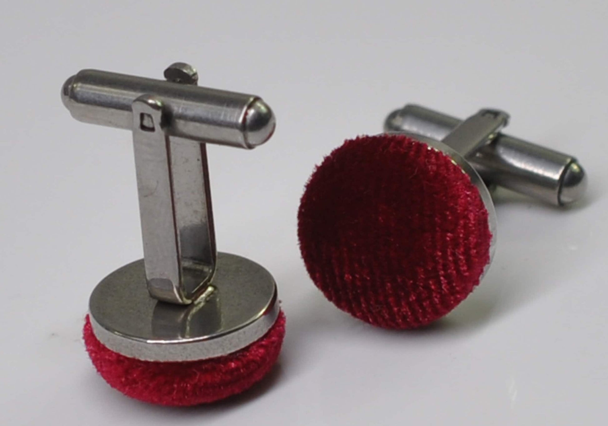 Burgundy Wine Red Dark Red Pretied Velvet Bow tie Bowtie + Cufflinks for Men Adult / Youth Teenage / Boy Kids / Toddler Baby Infant