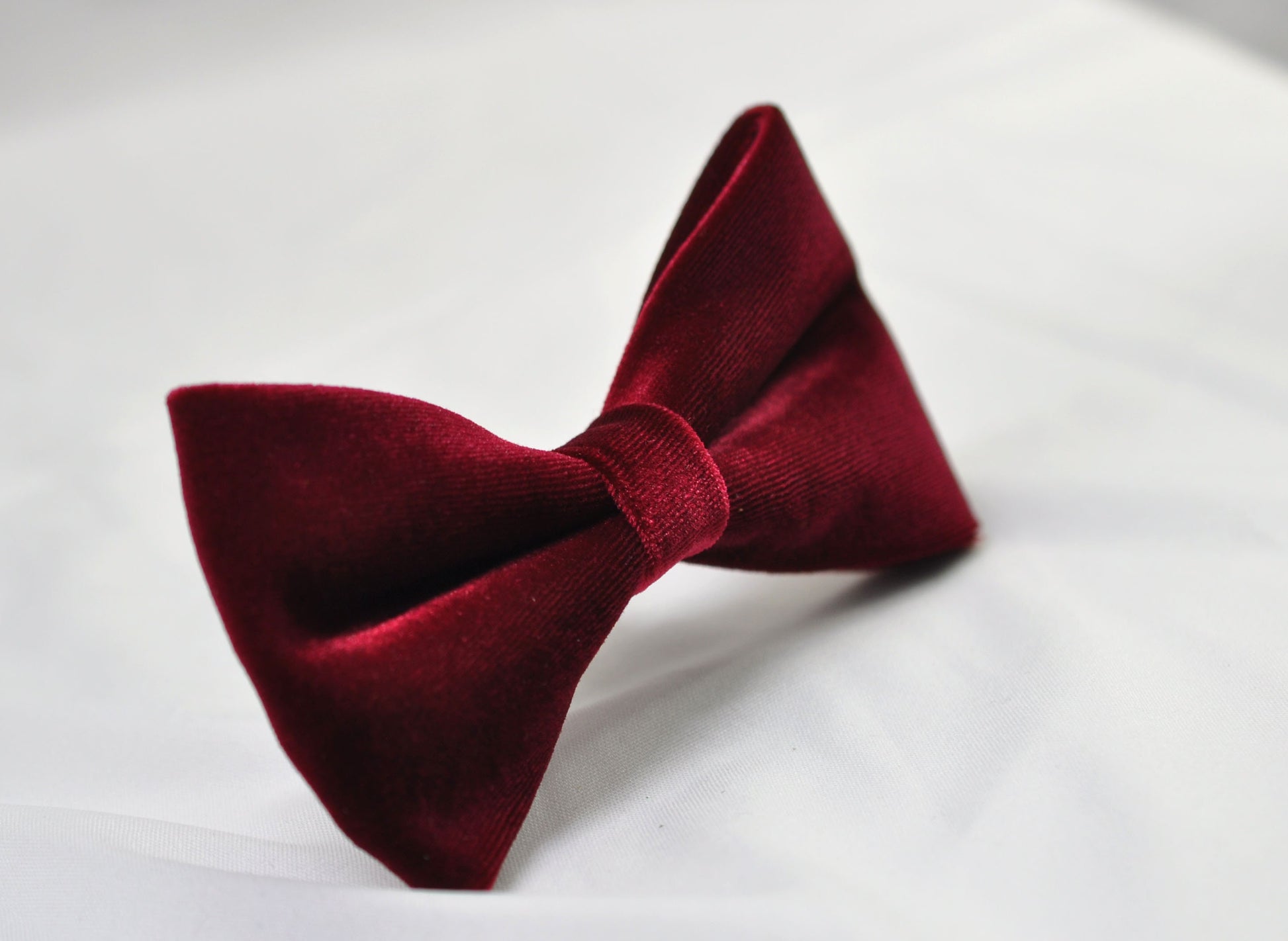 Burgundy Wine Red Dark Red Pretied Velvet Bow tie Bowtie + Cufflinks for Men Adult / Youth Teenage / Boy Kids / Toddler Baby Infant