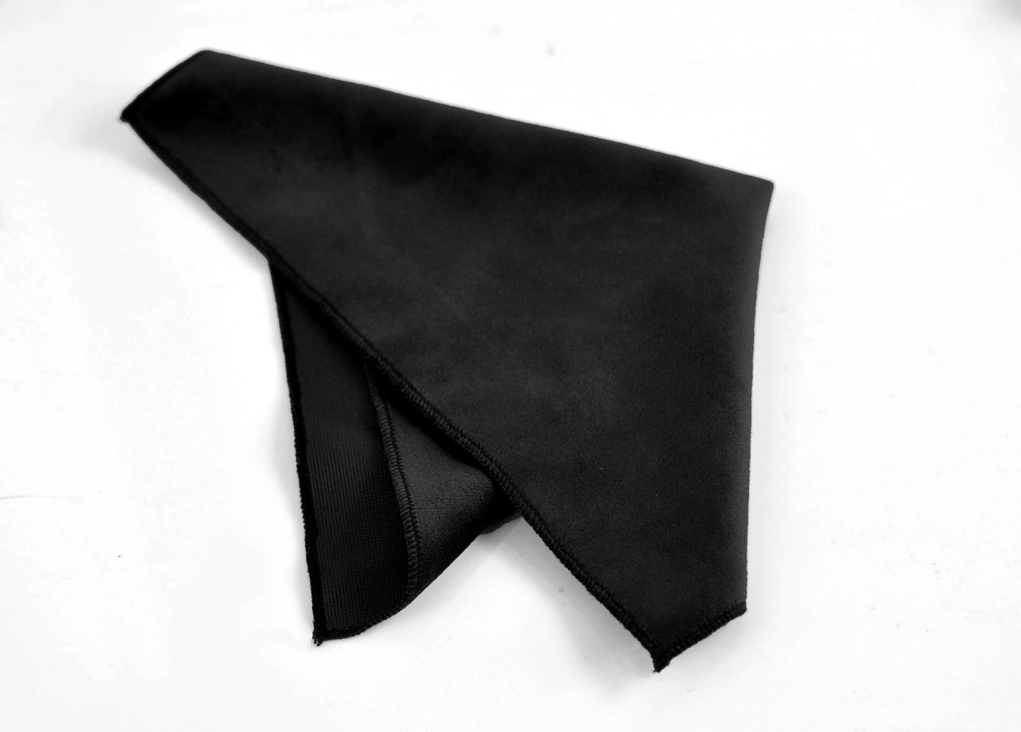 Black Velvet Bow tie Bowtie + Pocket Square Hanky Handkerchief + Cufflinks for Men /Youth/ Boy Kids / Infant Toddler Baby