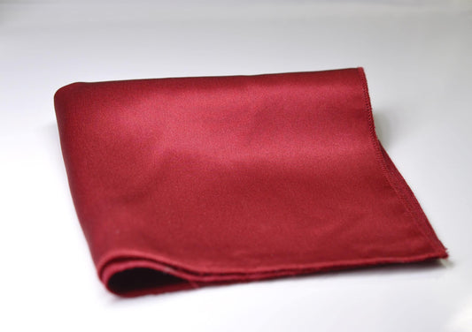 Men Men's 100% Silk Dark Wine Red Burgundy Handmade Pocket Square for Wedding Formal Hanky Handkerchief
