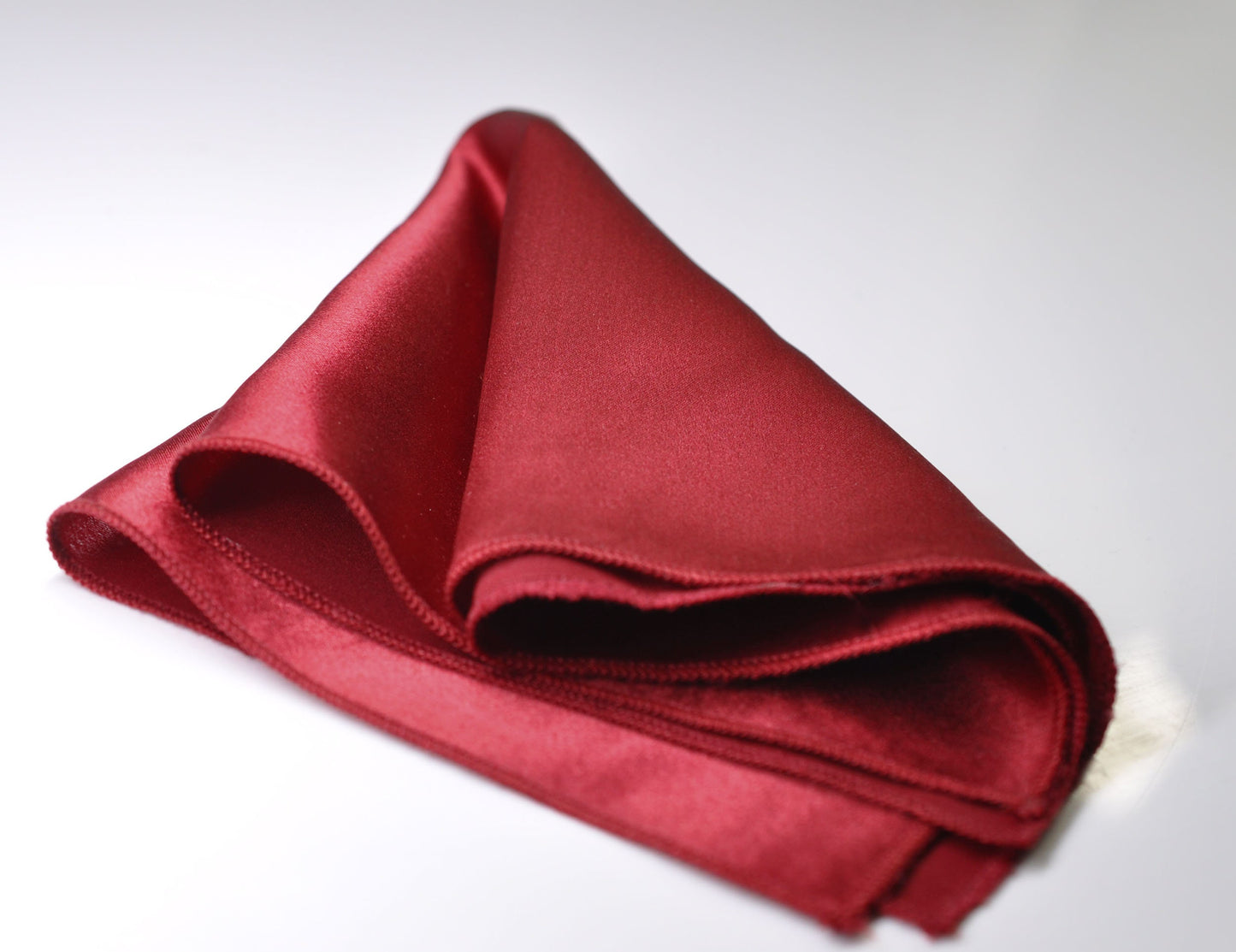Men Men's 100% Silk Dark Wine Red Burgundy Handmade Pocket Square for Wedding Formal Hanky Handkerchief