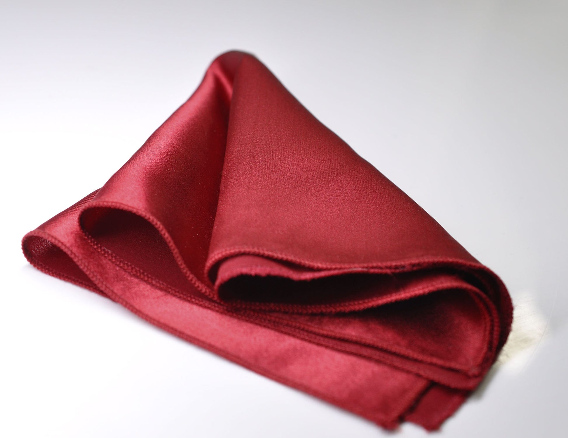 Men Men's 100% Silk Dark Wine Red Burgundy Handmade Pocket Square for Wedding Formal Hanky Handkerchief
