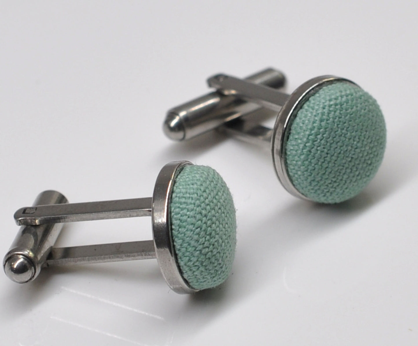 Sage Green Bow tie Bowtie + Elastic Suspenders Braces + Cufflinks Cuff link for Men / Youth Teenage/ Boys Kids / Baby Infant Toddler