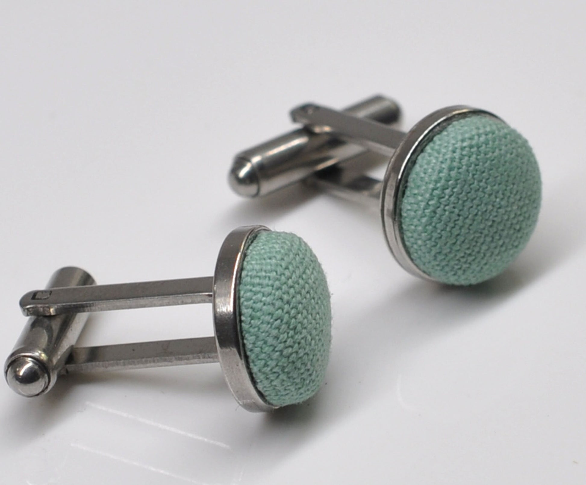 Sage Green Bow tie Bowtie + Elastic Suspenders Braces + Cufflinks Cuff link for Men / Youth Teenage/ Boys Kids / Baby Infant Toddler