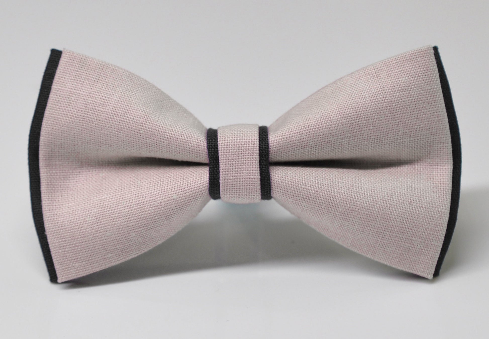 Black and Sand Pale Brown Beige Cotton Pre tied Bow tie Bowtie for Men Adult / Youth Teenage / Boy Kids / Baby Infant