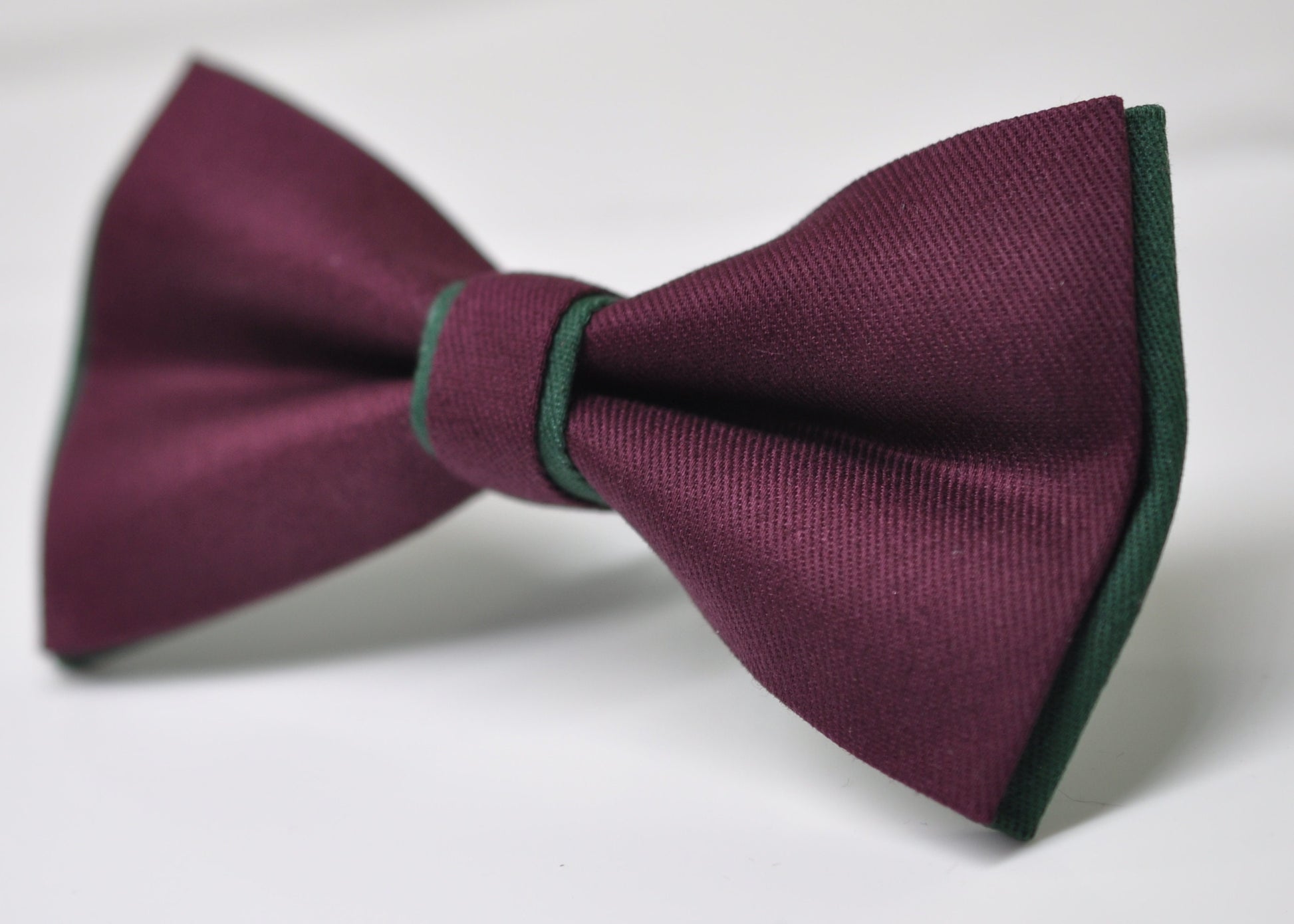 Emerald Green and Burgundy Dark Wine Red Bow tie Bowtie + Wine Red Suspenders Braces Men / Youth / Boys Kids / Baby Infant Toddler