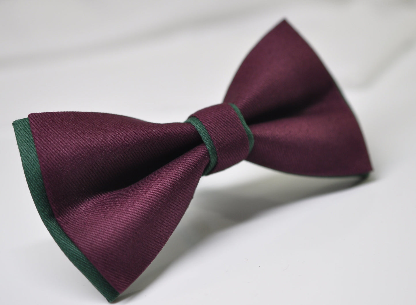 Emerald Green and Burgundy Dark Wine Red Bow tie Bowtie + Wine Red Suspenders Braces Men / Youth / Boys Kids / Baby Infant Toddler