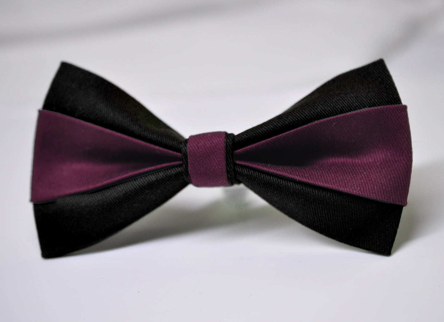 Burgundy Wine Red and Black Cotton Pre tied Bow tie Bowtie for Men Adult / Youth Teenage / Boy Kids / Baby Infant