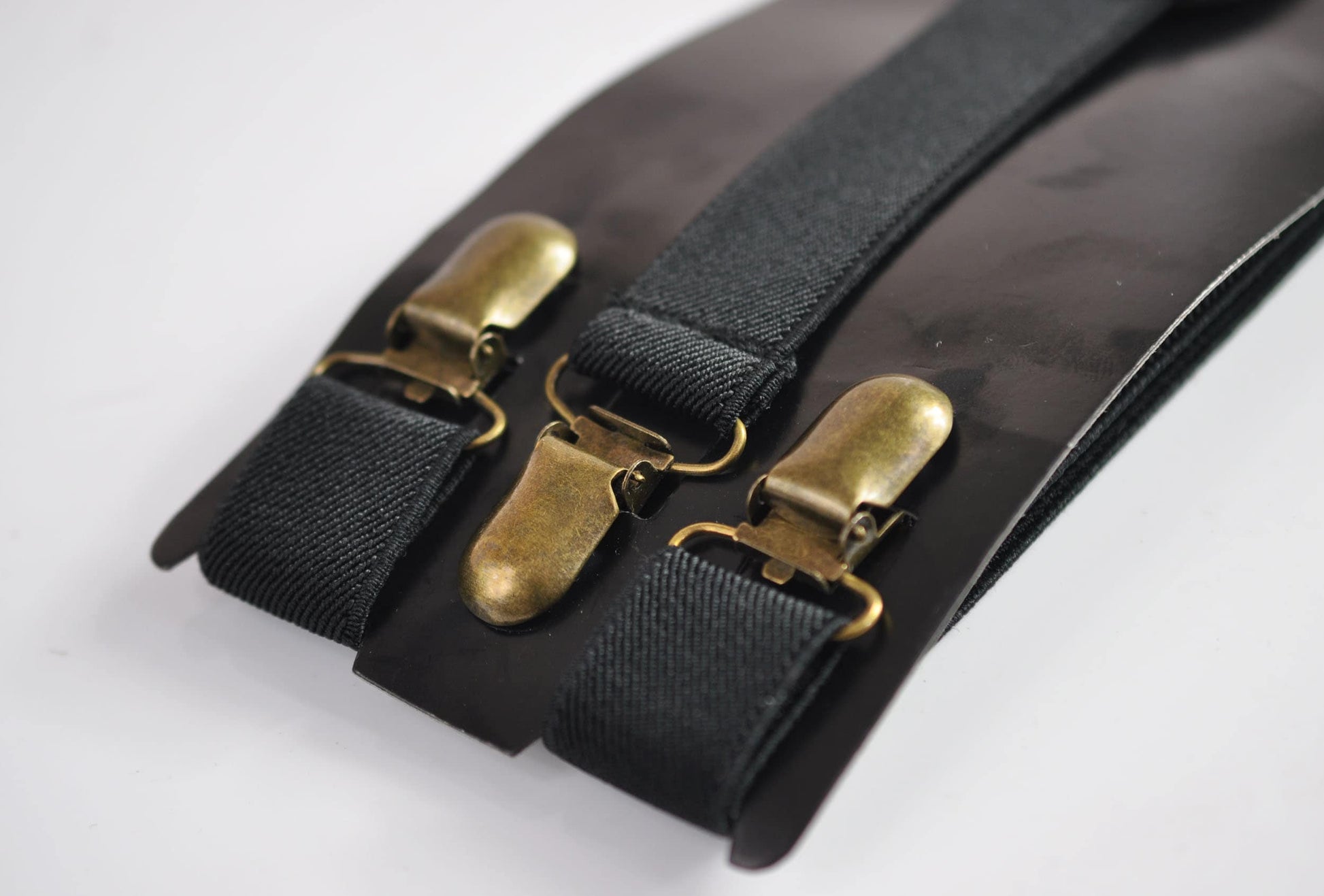 Rust Terracotta Brown Black Cotton Bow tie Bowtie + Black Suspenders Braces Men / Youth / Boys Kids / Baby Infant Toddler