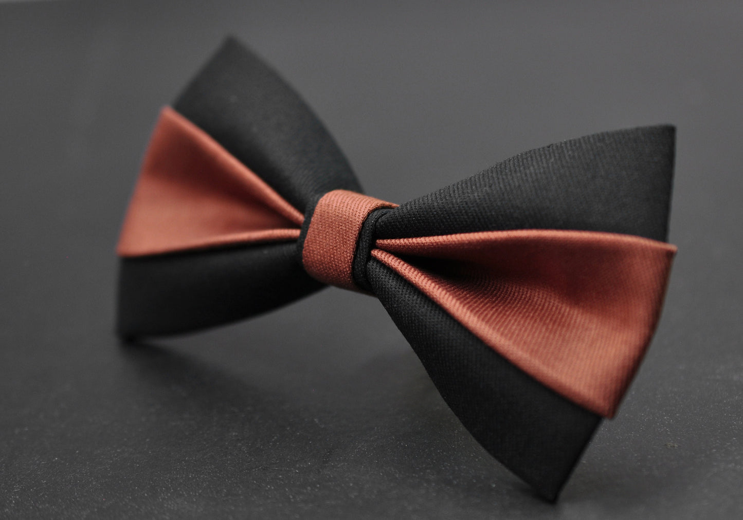 Rust Terracotta Brown Black Cotton Bow tie Bowtie + Rust Suspenders Braces Men / Youth / Boys Kids / Baby Infant Toddler