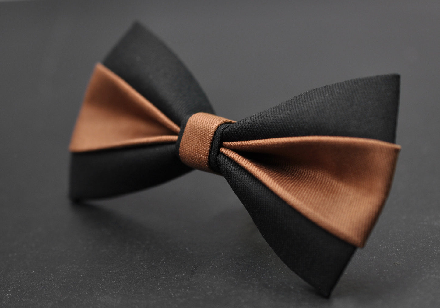 Tan Brown Brown Black Cotton Bow tie Bowtie + Black Suspenders Braces Men / Youth / Boys Kids / Baby Infant Toddler