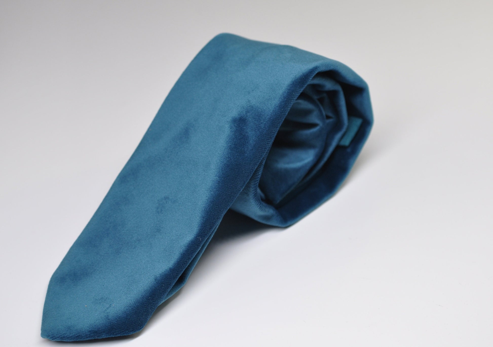 Men Unisex Teal Blue Velvet Bow tie Bowtie Skinny Neck tie Necktie Pocket Squares