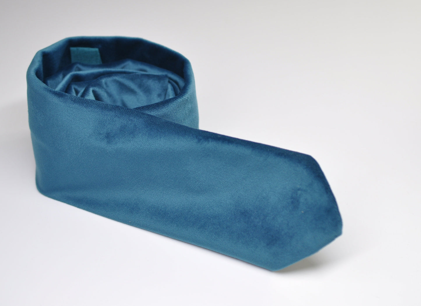 Men Unisex Teal Blue Velvet Bow tie Bowtie Skinny Neck tie Necktie Pocket Squares