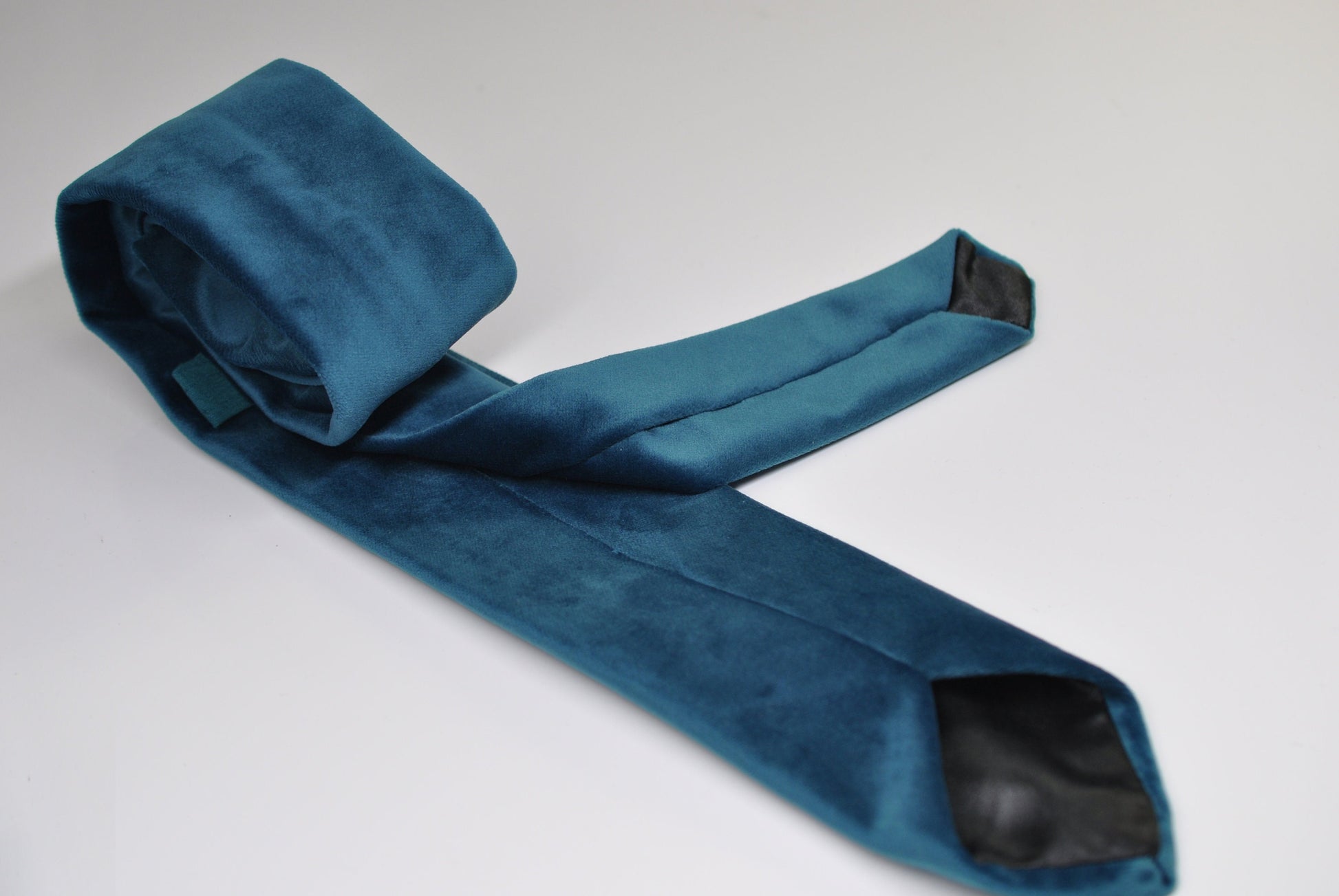 Men Unisex Teal Blue Velvet Bow tie Bowtie Skinny Neck tie Necktie Pocket Squares