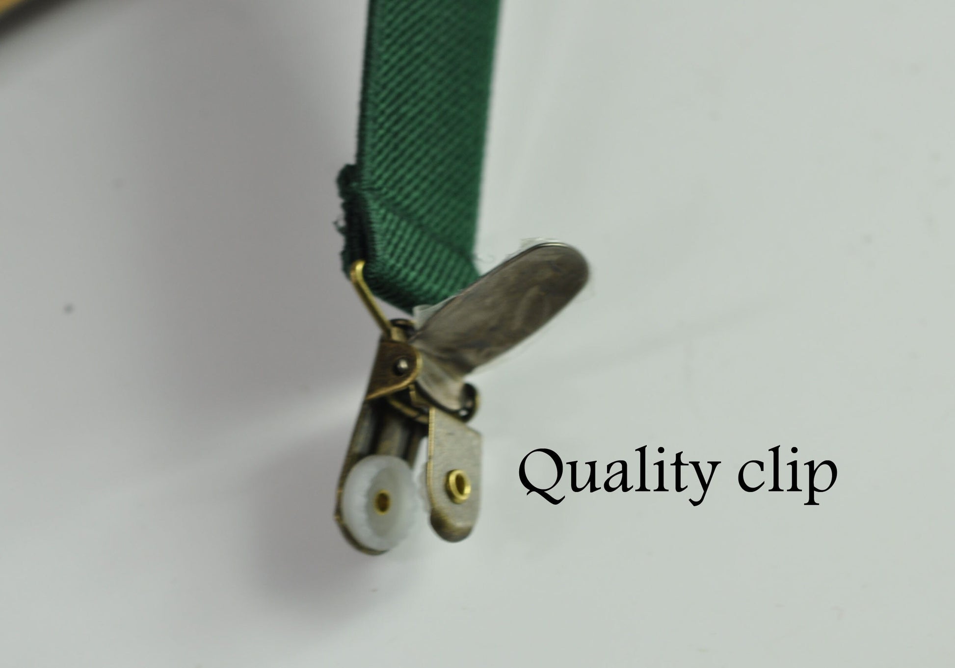 Dark Emerald Green Bottle Green COTTON Bow tie + Matched Elastic Suspenders Braces for Baby infant Toddler/ Kids Boy / Youth Teenage / Men