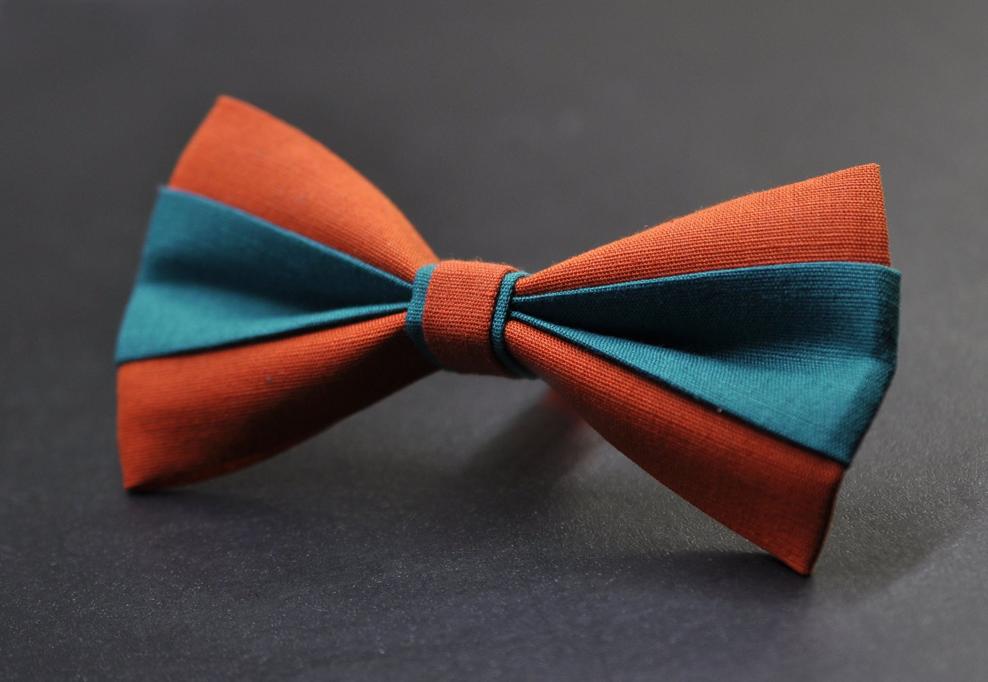 Burnt Orange Teal Blue Bow tie Bowtie + Teal Blue Suspenders Braces + Pocket Squares for Men / Youth/ Boys Kids / Baby Infant Toddler