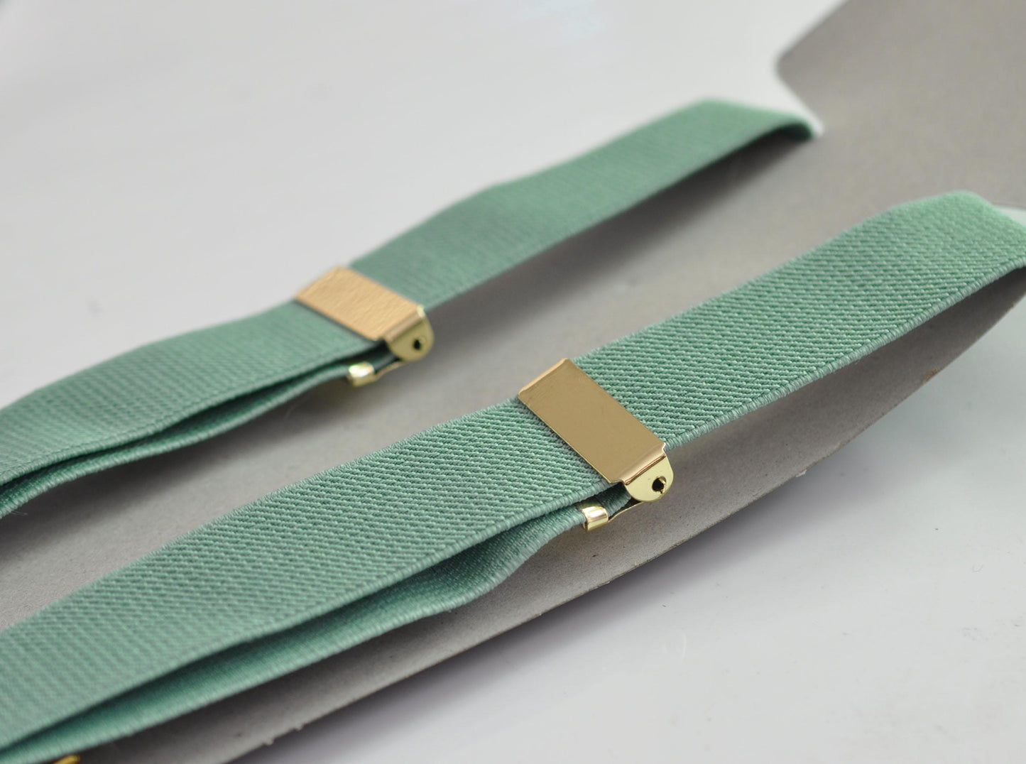 EMERALD Green and Sage Green Bow tie Bowtie + matched Sage Green Suspenders Braces Men / Youth / Boys Kids / Baby Infant Toddler