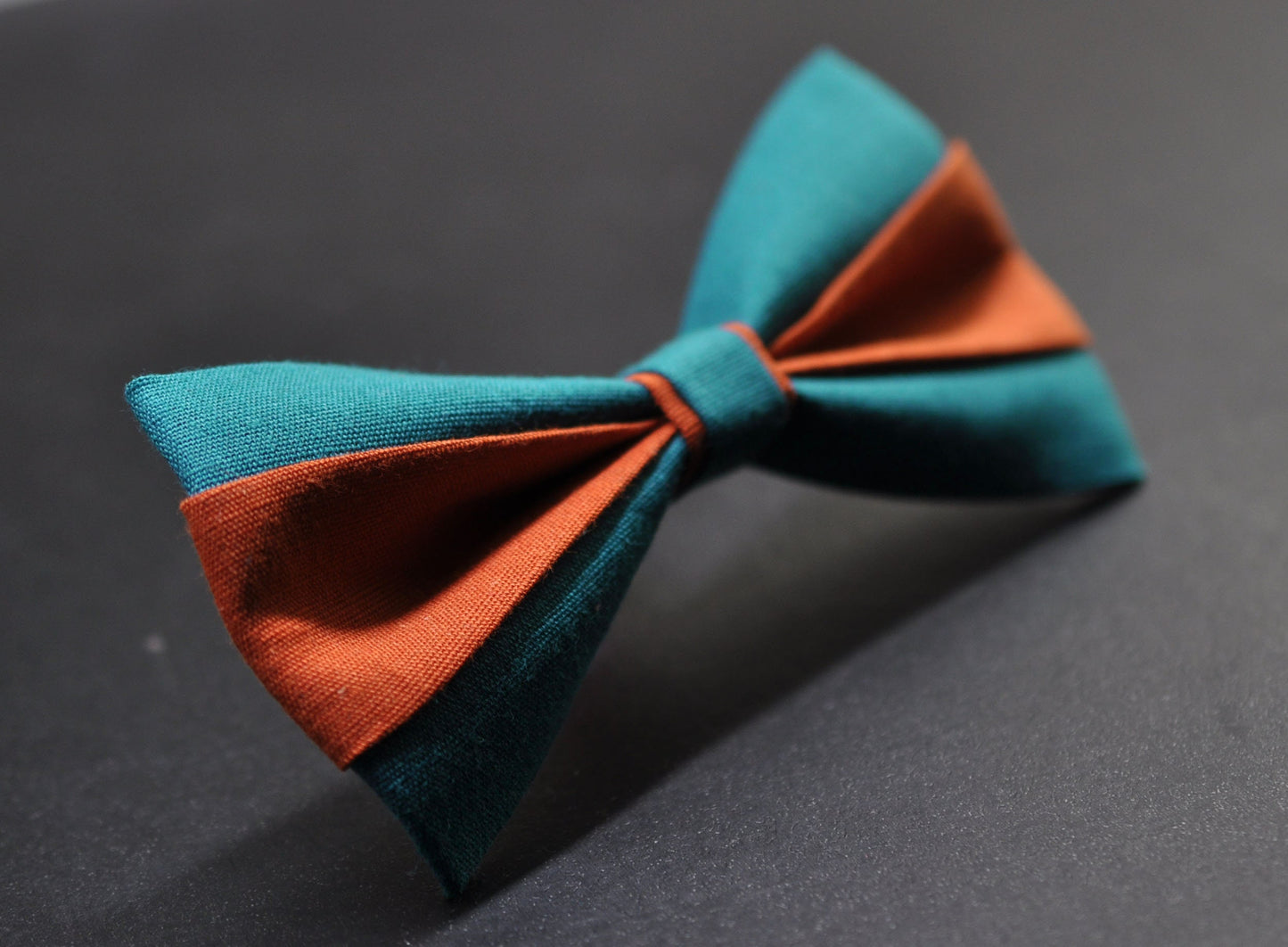 Burnt Orange and Teal Blue Bow tie Bowtie+ Teal blue Elastic Suspenders Braces for Men / Youth/ Boys Kids / Baby Infant Toddler
