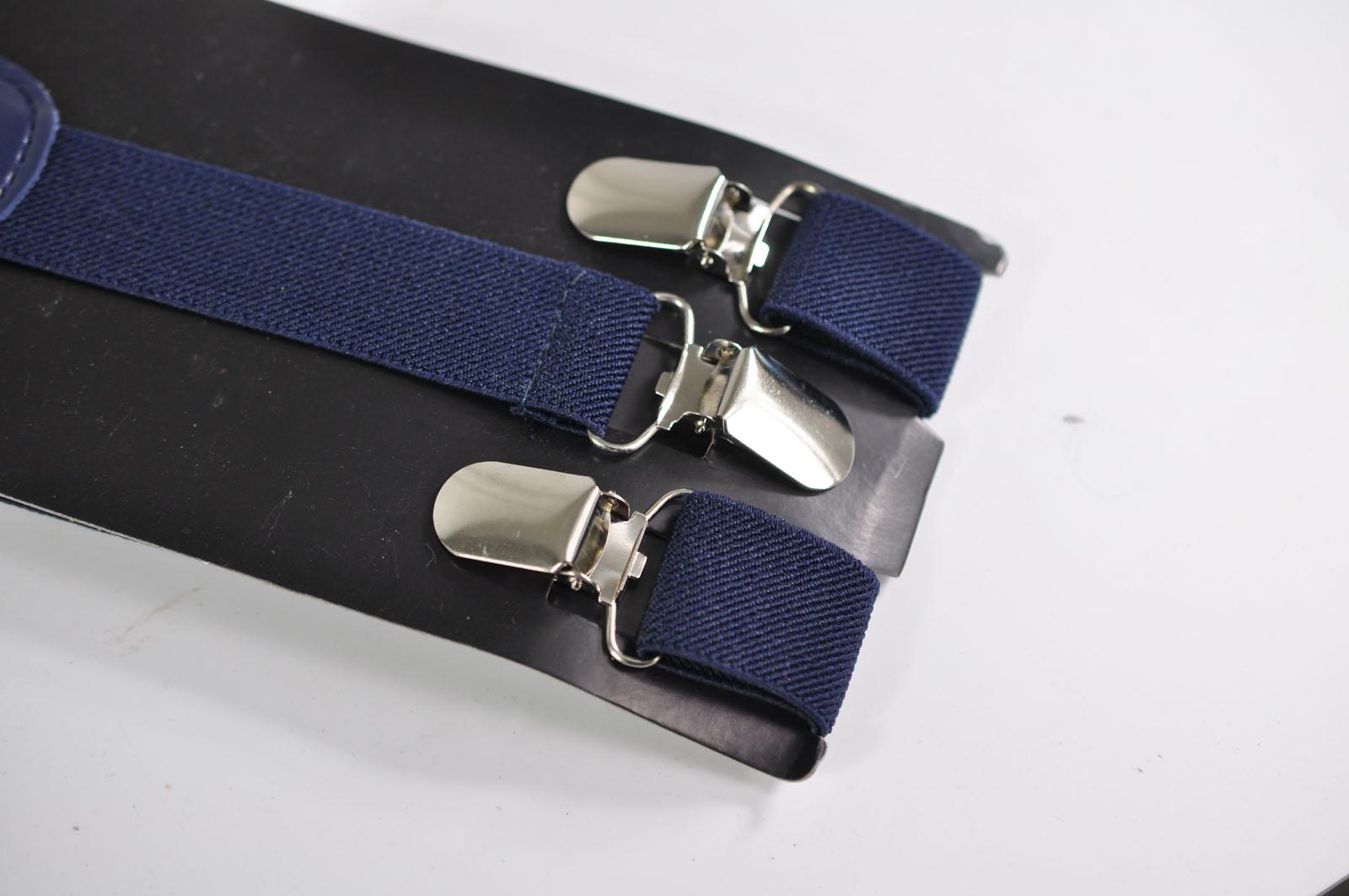 Burnt Orange and Navy Blue Bow tie Bowtie+ Navy Blue Suspenders Braces + Pocket Squares for Men / Youth/ Boys Kids / Baby Infant Toddler